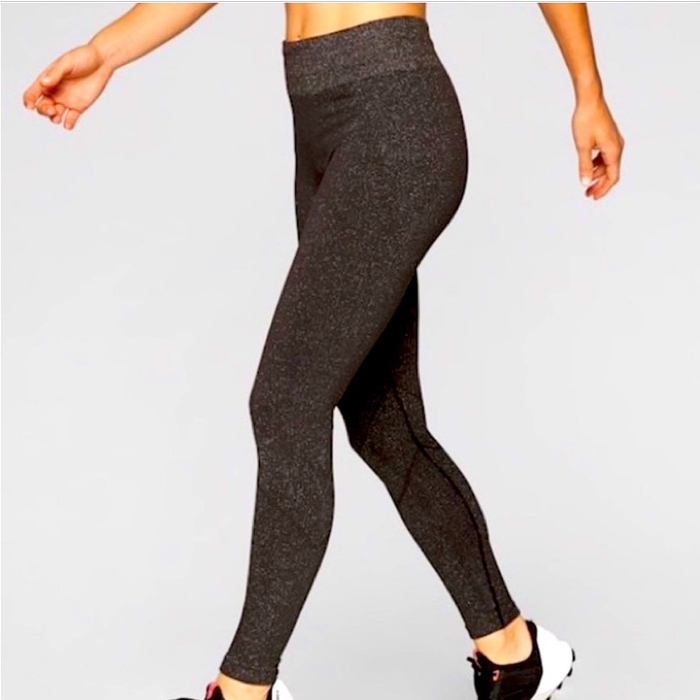 ATHLETA Shimmer Seamless Tights Espresso